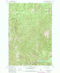 Cayuse Junction Idaho Historical topographic map, 1:24000 scale, 7.5 X 7.5 Minute, Year 1966