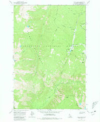 Cedar Ridge Idaho Historical topographic map, 1:24000 scale, 7.5 X 7.5 Minute, Year 1966