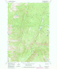 Cedar Ridge Idaho Historical topographic map, 1:24000 scale, 7.5 X 7.5 Minute, Year 1966