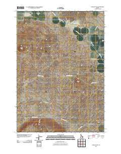 Cedar Butte Idaho Historical topographic map, 1:24000 scale, 7.5 X 7.5 Minute, Year 2010