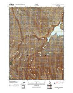 Cedar Creek Reservoir Idaho Historical topographic map, 1:24000 scale, 7.5 X 7.5 Minute, Year 2010