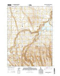 Cedar Creek Reservoir Idaho Current topographic map, 1:24000 scale, 7.5 X 7.5 Minute, Year 2013