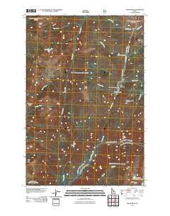 Cedar Ridge Idaho Historical topographic map, 1:24000 scale, 7.5 X 7.5 Minute, Year 2011