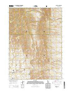 Cedarhill Idaho Current topographic map, 1:24000 scale, 7.5 X 7.5 Minute, Year 2013