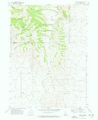 Cedarhill Idaho Historical topographic map, 1:24000 scale, 7.5 X 7.5 Minute, Year 1973