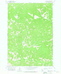 Center Mtn Idaho Historical topographic map, 1:24000 scale, 7.5 X 7.5 Minute, Year 1973