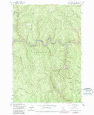 Center Star Mtn Idaho Historical topographic map, 1:24000 scale, 7.5 X 7.5 Minute, Year 1962