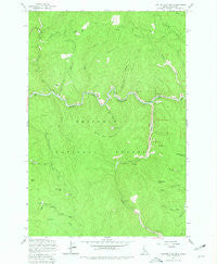 Center Star Mtn Idaho Historical topographic map, 1:24000 scale, 7.5 X 7.5 Minute, Year 1962