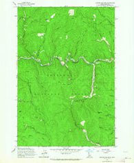 Center Star Mtn Idaho Historical topographic map, 1:24000 scale, 7.5 X 7.5 Minute, Year 1962