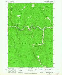 Center Star Mtn Idaho Historical topographic map, 1:24000 scale, 7.5 X 7.5 Minute, Year 1962