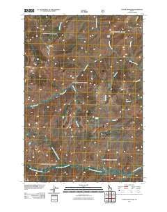 Center Mountain Idaho Historical topographic map, 1:24000 scale, 7.5 X 7.5 Minute, Year 2011