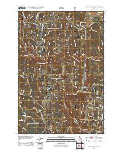 Center Star Mountain Idaho Historical topographic map, 1:24000 scale, 7.5 X 7.5 Minute, Year 2011