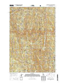 Center Star Mountain Idaho Current topographic map, 1:24000 scale, 7.5 X 7.5 Minute, Year 2013