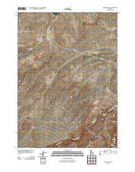 Chalk Hills Idaho Historical topographic map, 1:24000 scale, 7.5 X 7.5 Minute, Year 2010