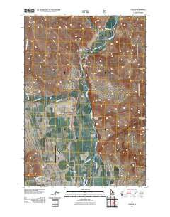Challis Idaho Historical topographic map, 1:24000 scale, 7.5 X 7.5 Minute, Year 2011