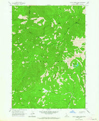 Challis Creek Lakes Idaho Historical topographic map, 1:24000 scale, 7.5 X 7.5 Minute, Year 1963