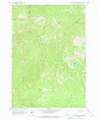 Challis Creek Lakes Idaho Historical topographic map, 1:24000 scale, 7.5 X 7.5 Minute, Year 1963