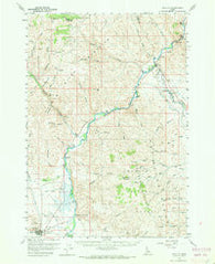 Challis Idaho Historical topographic map, 1:62500 scale, 15 X 15 Minute, Year 1956