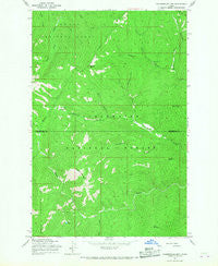 Chamberlain Mtn Idaho Historical topographic map, 1:24000 scale, 7.5 X 7.5 Minute, Year 1965