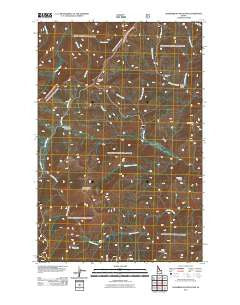 Chamberlain Mountain Idaho Historical topographic map, 1:24000 scale, 7.5 X 7.5 Minute, Year 2011