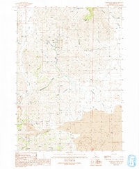 Champagne Creek Idaho Historical topographic map, 1:24000 scale, 7.5 X 7.5 Minute, Year 1991