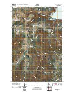 Chatcolet Idaho Historical topographic map, 1:24000 scale, 7.5 X 7.5 Minute, Year 2010