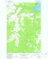 Chatcolet Idaho Historical topographic map, 1:24000 scale, 7.5 X 7.5 Minute, Year 1981