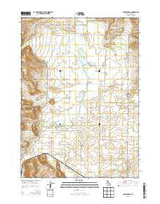 Chesterfield Idaho Current topographic map, 1:24000 scale, 7.5 X 7.5 Minute, Year 2013
