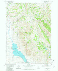 Chesterfield Res Idaho Historical topographic map, 1:24000 scale, 7.5 X 7.5 Minute, Year 1981