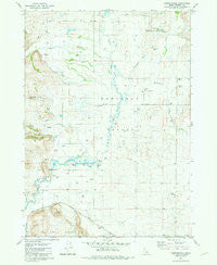 Chesterfield Idaho Historical topographic map, 1:24000 scale, 7.5 X 7.5 Minute, Year 1981