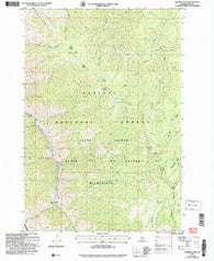 Chicken Peak Idaho Historical topographic map, 1:24000 scale, 7.5 X 7.5 Minute, Year 2004