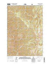 Chicken Peak Idaho Current topographic map, 1:24000 scale, 7.5 X 7.5 Minute, Year 2013