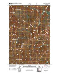 Chimney Peak Idaho Historical topographic map, 1:24000 scale, 7.5 X 7.5 Minute, Year 2011