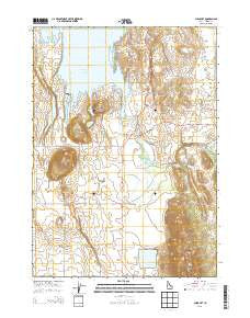 China Hat Idaho Current topographic map, 1:24000 scale, 7.5 X 7.5 Minute, Year 2013