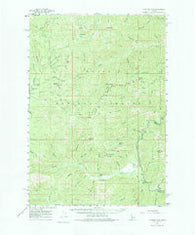 Chinook Mtn Idaho Historical topographic map, 1:62500 scale, 15 X 15 Minute, Year 1961