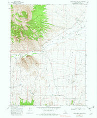 Chokecherry Canyon Idaho Historical topographic map, 1:24000 scale, 7.5 X 7.5 Minute, Year 1968