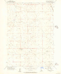 Christmas Mtn Idaho Historical topographic map, 1:24000 scale, 7.5 X 7.5 Minute, Year 1955
