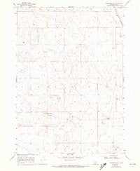 Christmas Mtn Idaho Historical topographic map, 1:24000 scale, 7.5 X 7.5 Minute, Year 1955