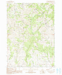 Cinnabar Mountain Idaho Historical topographic map, 1:24000 scale, 7.5 X 7.5 Minute, Year 1990