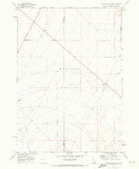 Circular Butte NW Idaho Historical topographic map, 1:24000 scale, 7.5 X 7.5 Minute, Year 1969