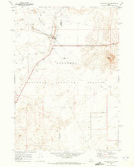 Circular Butte Idaho Historical topographic map, 1:24000 scale, 7.5 X 7.5 Minute, Year 1969