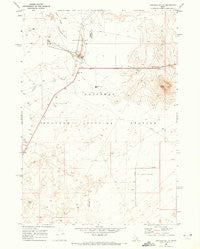 Circular Butte Idaho Historical topographic map, 1:24000 scale, 7.5 X 7.5 Minute, Year 1969