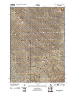 Circular Butte NW Idaho Historical topographic map, 1:24000 scale, 7.5 X 7.5 Minute, Year 2010