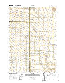 Circular Butte NW Idaho Current topographic map, 1:24000 scale, 7.5 X 7.5 Minute, Year 2013