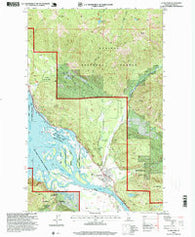 Clark Fork Idaho Historical topographic map, 1:24000 scale, 7.5 X 7.5 Minute, Year 1996