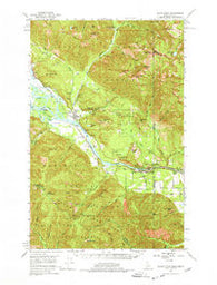 Clark Fork Idaho Historical topographic map, 1:62500 scale, 15 X 15 Minute, Year 1951