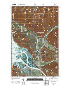 Clark Fork Idaho Historical topographic map, 1:24000 scale, 7.5 X 7.5 Minute, Year 2011