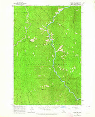 Clarke Mtn Idaho Historical topographic map, 1:24000 scale, 7.5 X 7.5 Minute, Year 1963