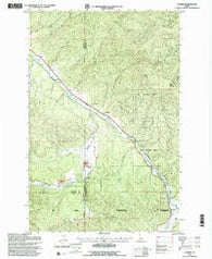 Clarkia Idaho Historical topographic map, 1:24000 scale, 7.5 X 7.5 Minute, Year 1995