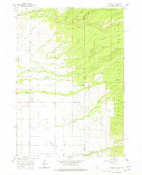 Clawson Idaho Historical topographic map, 1:24000 scale, 7.5 X 7.5 Minute, Year 1965